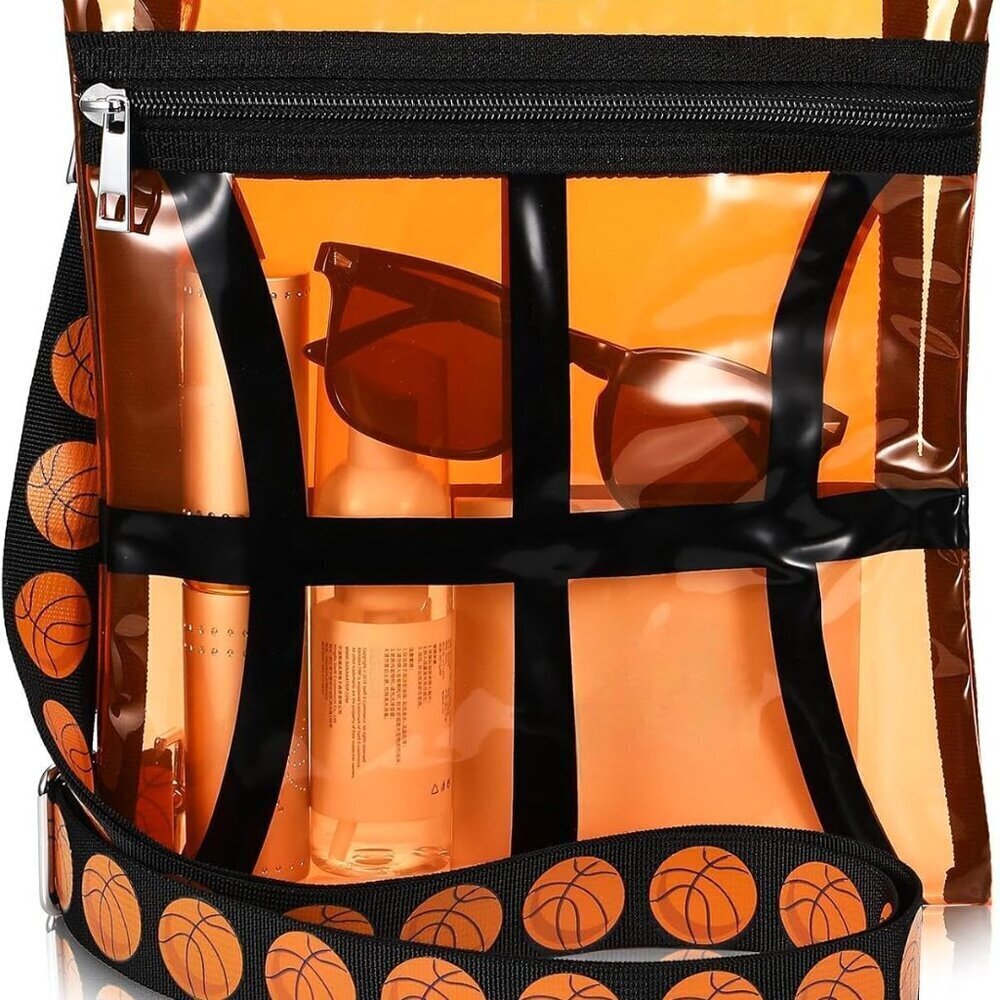 Clear Stadium Approved Crossbody Purse Bag Adjustable Shoulder Strap Tote